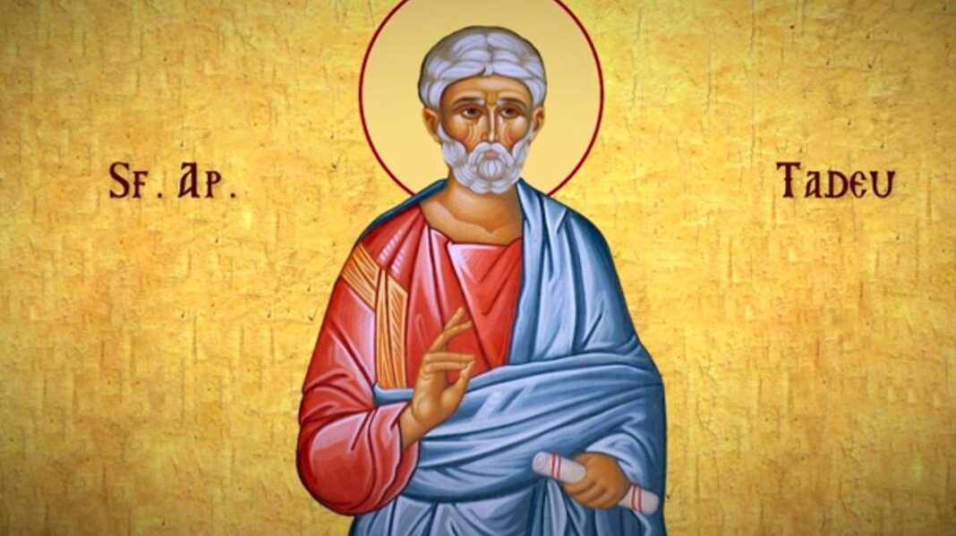 

Calendarul Ortodox, 21 august. Sfântul Apostol Iuda Tadeu, ocrotitorul celor disperaţi şi deznădăjduiţi 
