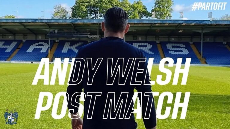 THE GAFFER ON A DRAW AT CHARNOCK | Post Match Interview | Bury FC