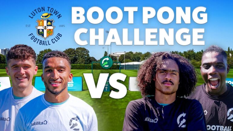 Luton Town FC | Utilita Boot Pong Challenge