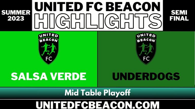 Mid Table Playoff Semi-Final: Salsa Verde v Underdogs
