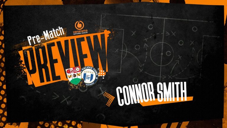 Connor Smith Pre-Match | FC Halifax Town