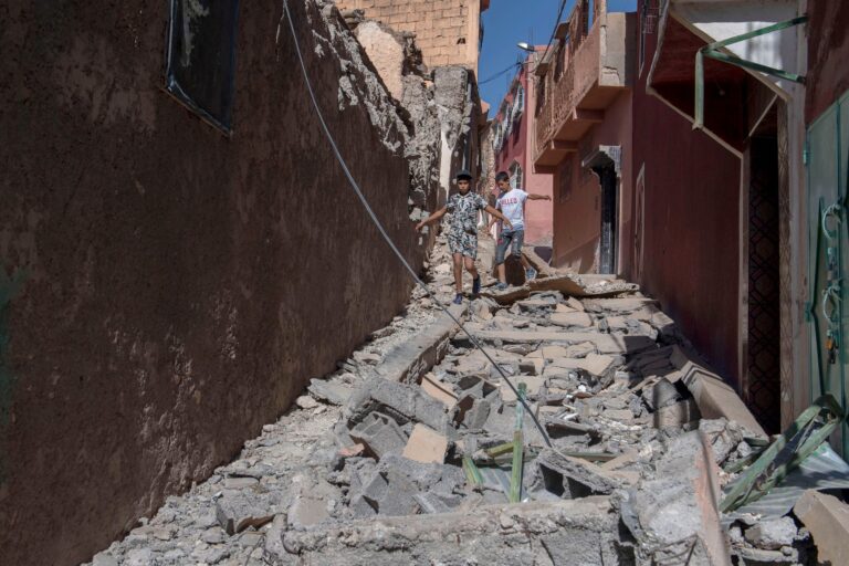 Marocul va oferi asistență financiară directă celor care și-au pierdut casele din cauza cutremurului
