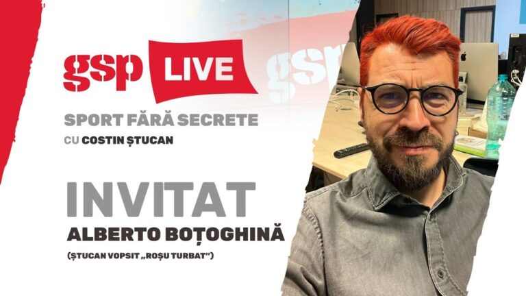 Alberto Boțoghină, invitatul zilei la GSP Live (20 noiembrie) / Ediție INTEGRALĂ