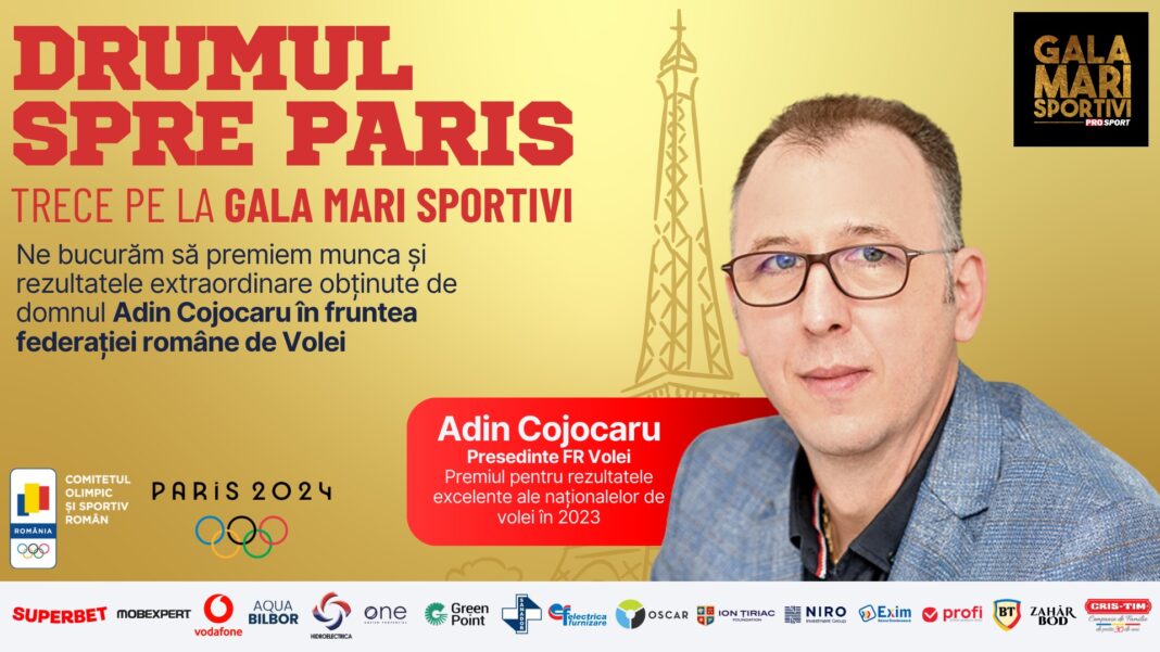 Adin Cojocaru a primit Premiul de Excelență la Gala Mari Sportivi