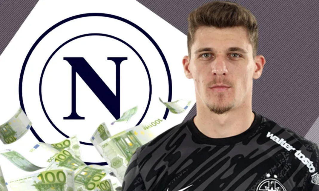 Antonio Conte, lovitură pentru transferul lui Ştefan Târnovanu de la FCSB pentru 7.000.000 de euro. Antrenorul lui Napoli a decis
