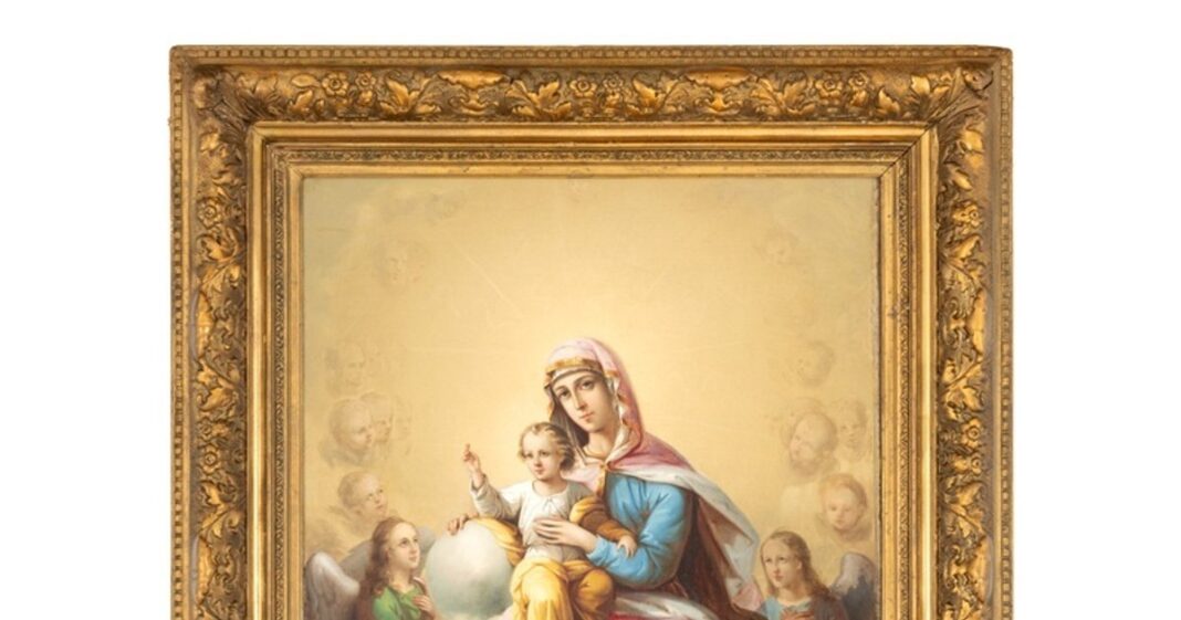 Icoana cu care pictorul Nicolae Grigorescu și-a dat „admiterea” la Mănăstirea Agapia a fost scoasă la licitaţie