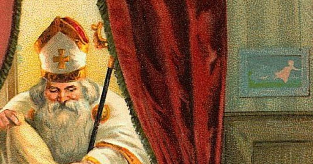 Noaptea de Sfântul Nicolae, icoană pentru copii, propagandă pentru regimuri. Moșul așteptat cu cântece legionare