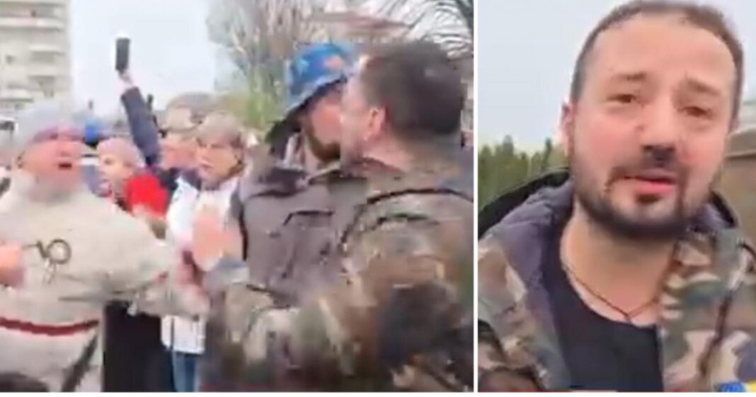 „Marș la Moscova!” Tensiuni la mitingul lui Călin Georgescu de la Alba Iulia