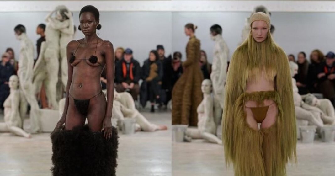 Haine din păr uman și lenjerie „îmblănită” la Paris Fashion Week 2026. Cine este designerul celei mai şocante colecţii