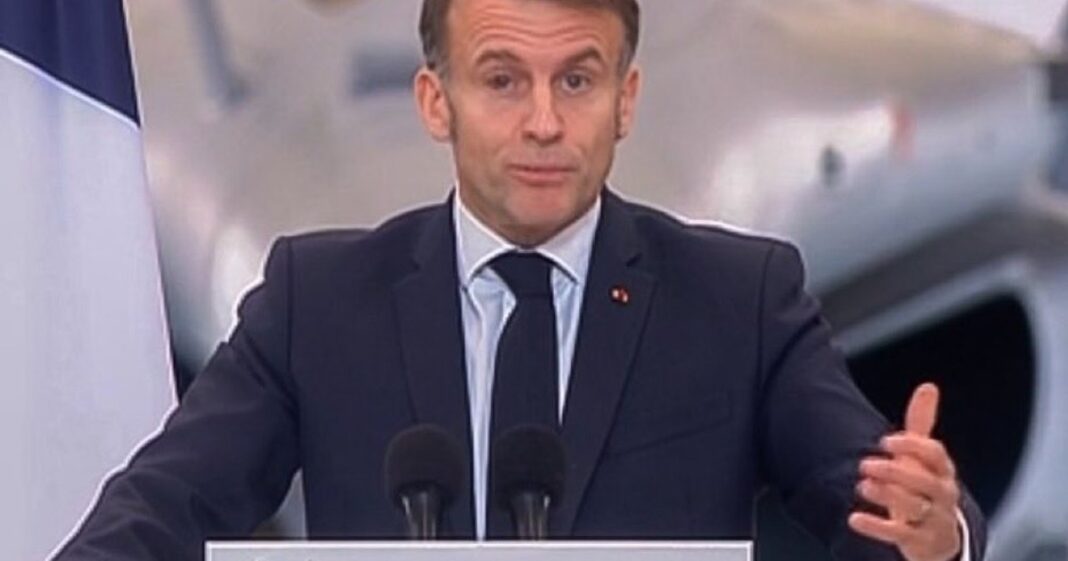 Macron, cu un ochi roșu în fața armatei: „Suntem în raza de acțiune a rachetelor rusești”