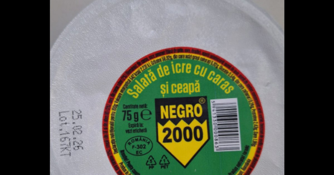 Lot de salată de icre retras din magazinele Kaufland, după ce a fost detectată bacteria Listeria monocytogenes